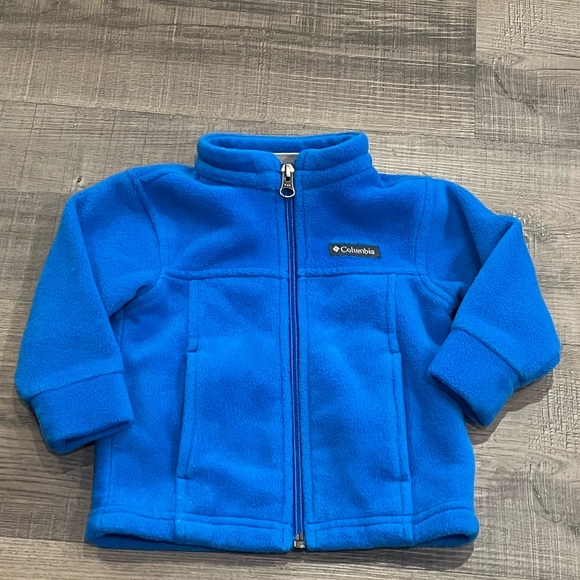 Columbia Vibrant Blue Fleece Outerwear - Picture 1 of 3